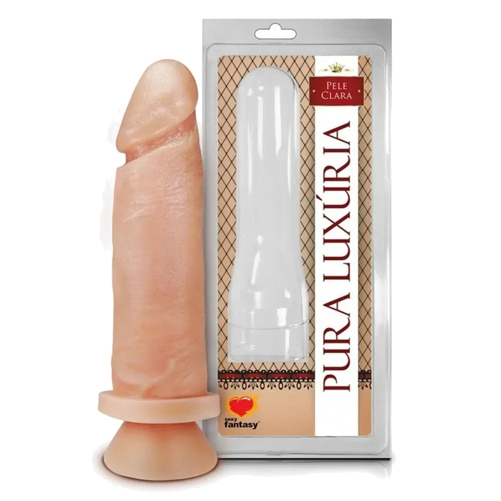 Prótese sem Vibro com Ventosa 15 cm — imagem do produto